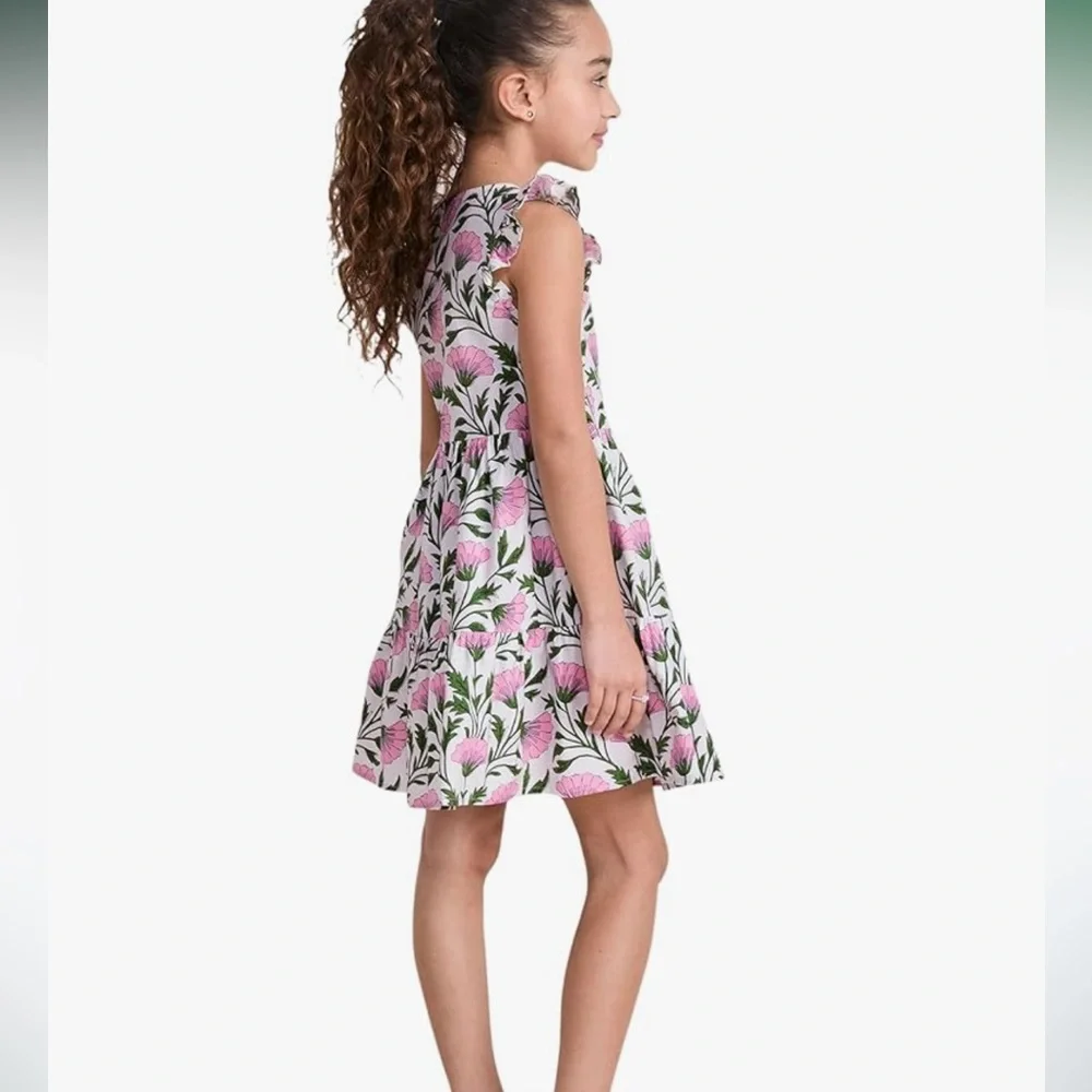 Vineyard Vines Girls' Evie Poplin‎ Shirt Dress Size Medium New With Tags